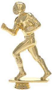 8 1/2" Football Runner Trophy Figure Gold