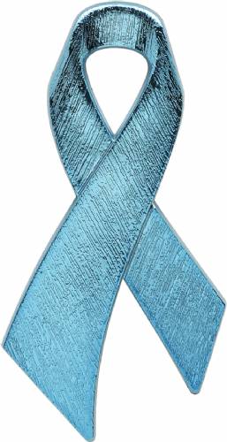 2 1/2" Blue Awareness Ribbon Plaque Mount