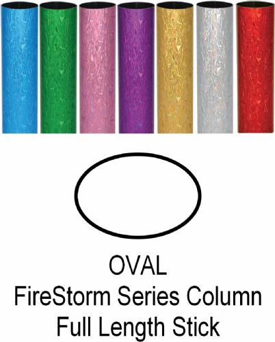 Oval FireStorm Trophy Column Full 45" Stick