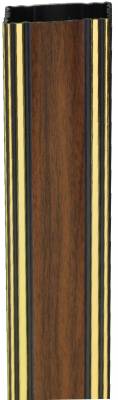 Rectangular Walnut Finish Graphic Trophy Column Full 45" stick #2