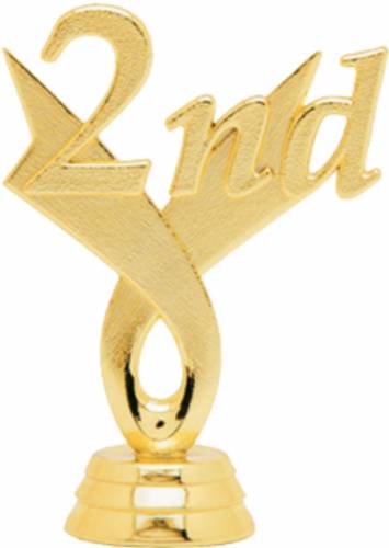 3" 2nd Place Trophy Trim Piece