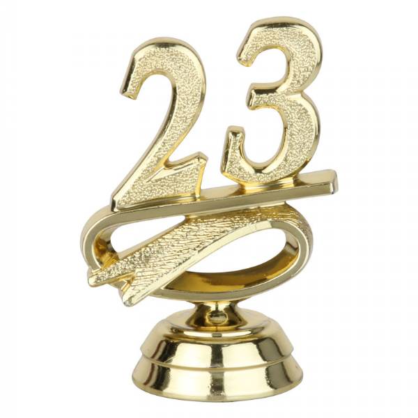 2 1/2" Gold "23" Year Date Trophy Trim Piece