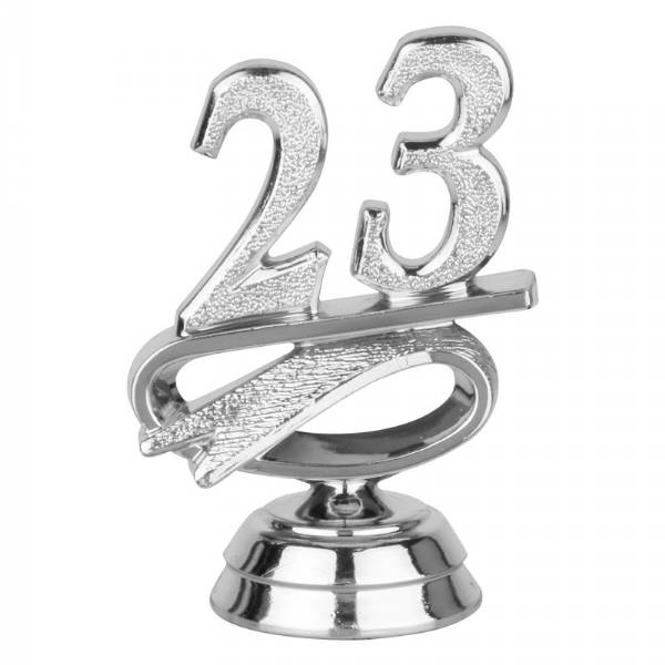 2 1/2" Silver "23" Year Date Trophy Trim Piece