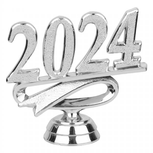 2 1/2" Silver "2024" Year Date Trophy Trim Piece