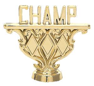 2 1/2" CHAMP Trophy Trim Piece