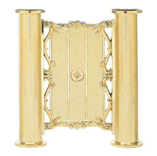 Gold 7 5/16" 2-Column Riser with Plate Holder