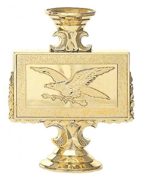 Gold 5" Plate Riser for 3 1/2" x 2" Plate