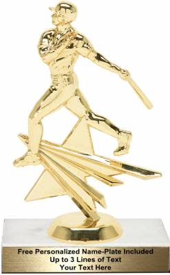 6 3/4" Baseball Star Series Trophy Kit