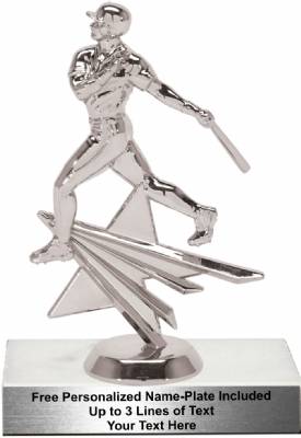 6 3/4" Baseball Star Series Trophy Kit