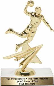 7 3/4" Basketball Male Star Series Trophy Kit