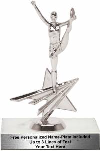 7" Cheerleader Star Series Trophy Kit