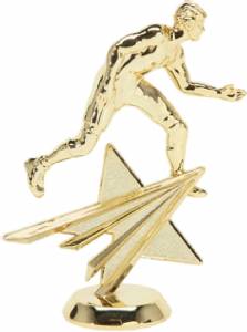 6" Wrestling Male Star Series Gold Trophy Figure