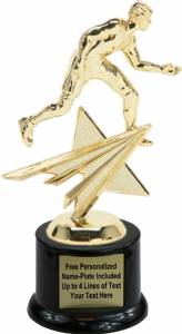 8" Wrestling Male Star Series Trophy Kit with Pedestal Base