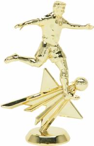 6" Soccer Male Star Series Gold Trophy Figure