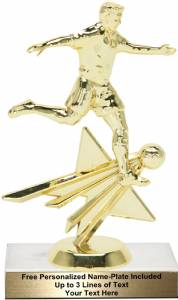 6 3/4" Soccer Male Star Series Trophy Kit