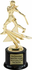 8" Female Batter Star Series Trophy Kit with Pedestal Base