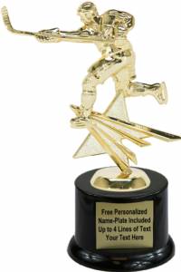 8" Hockey Star Series Trophy Kit with Pedestal Base