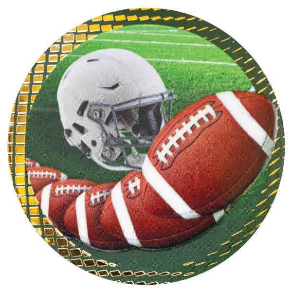 2" Dazzle Football Trophy Insert