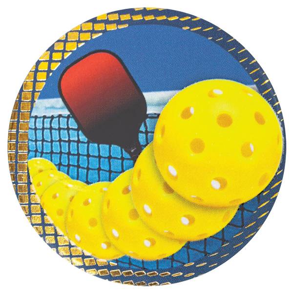 2" Dazzle Pickleball Trophy Insert