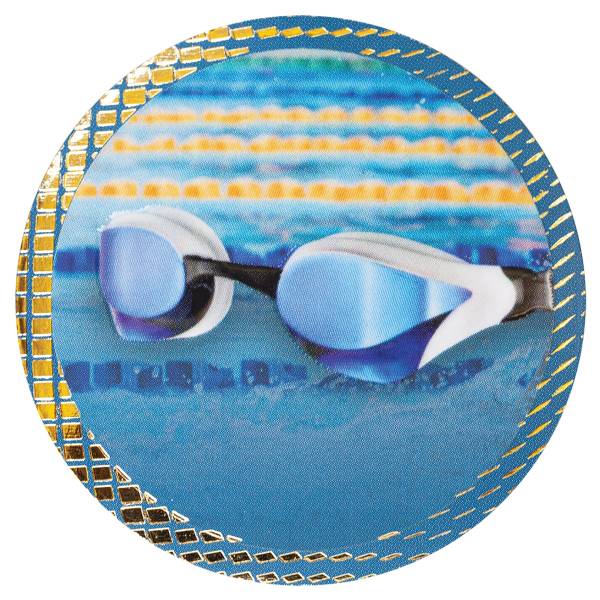 2" Dazzle Swimming Trophy Insert