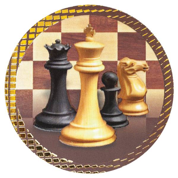 2" Dazzle Chess Trophy Insert