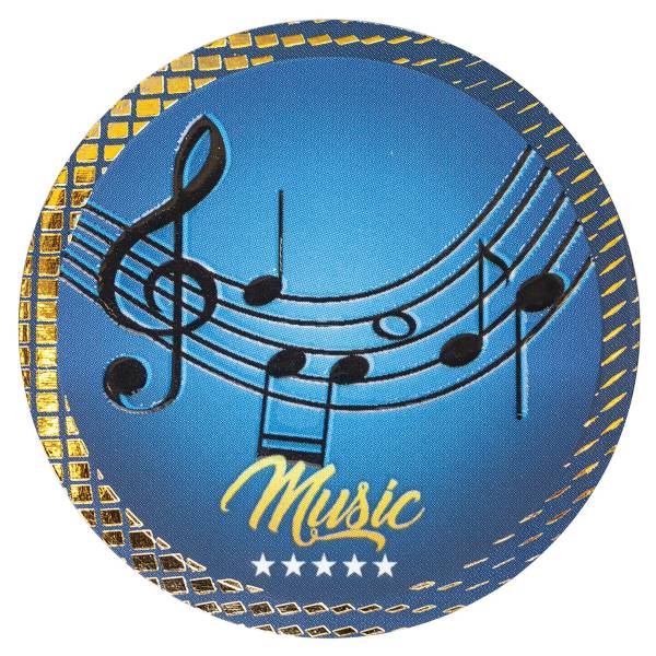 2" Dazzle Music Trophy Insert