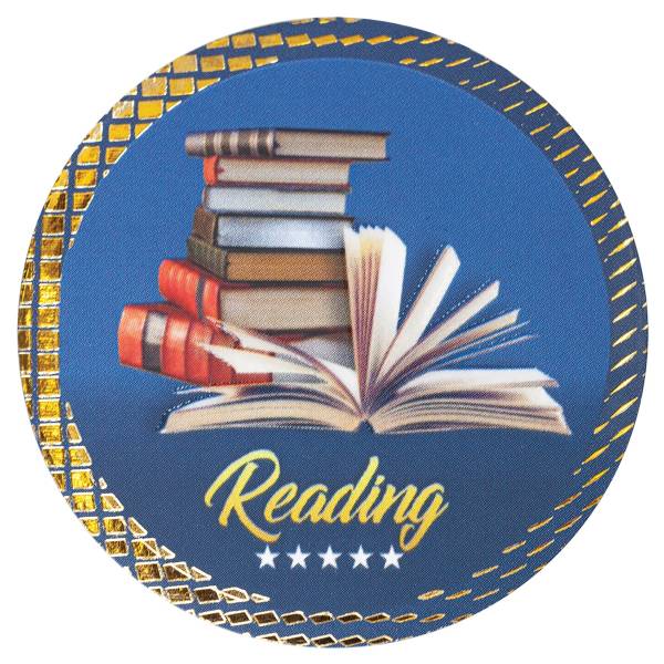 2" Dazzle Reading Trophy Insert