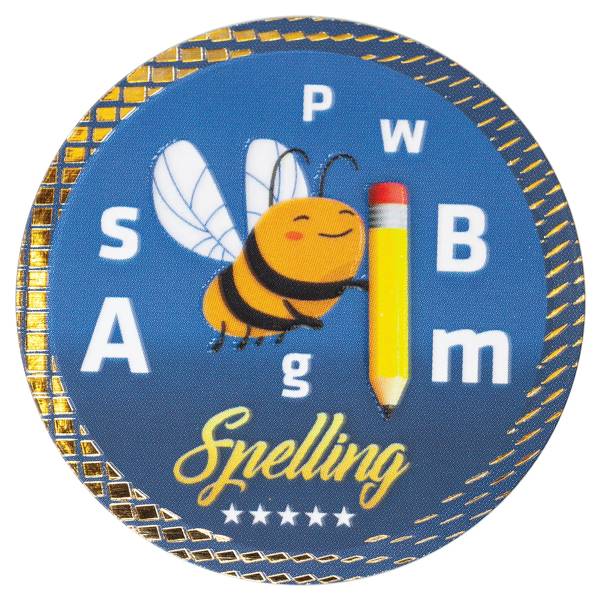 2" Dazzle Spelling Trophy Insert