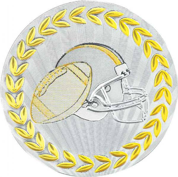 2" Metallic Football Mylar