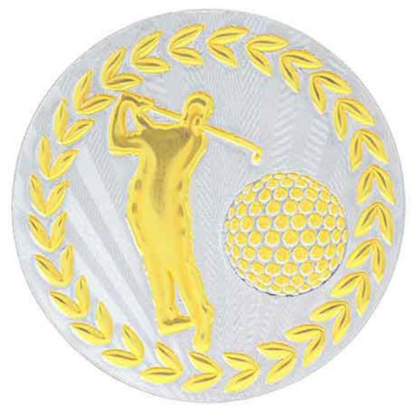 2" Metallic Golf Mylar