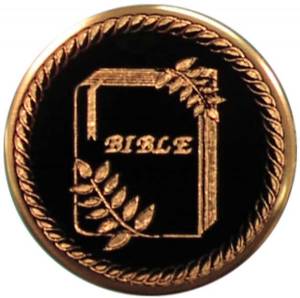 2" Bible Metal Trophy Insert - Made in USA