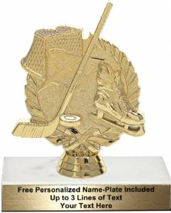 5 1/2" Wreath Series Hockey Trophy Kit