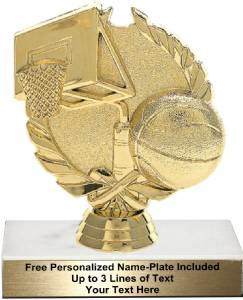 5" Wreath Series Basketball Trophy Kit