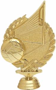 5 1/4" Wreath Series Volleyball Gold Trophy Figure