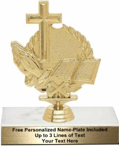 5 3/4" Wreath Series Cross Trophy Kit