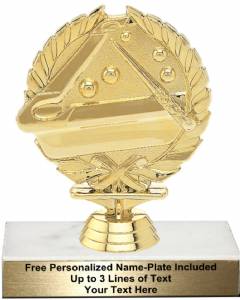 5 1/4" Wreath Series Pool Trophy Kit