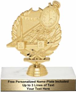 5 1/4" Wreath Series Swimming Trophy Kit