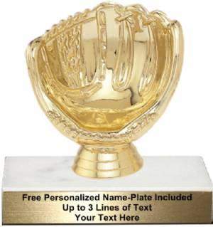 3 3/4" Baseball Holder Trophy Kit