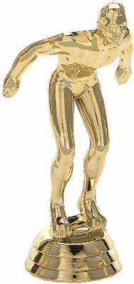 4 1/4" Swimmer Male Gold Trophy Figure