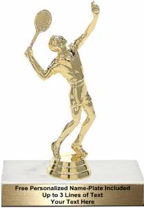 5" Tennis Male Trophy Kit