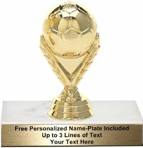 3 3/4" Soccer Ball Trophy Kit