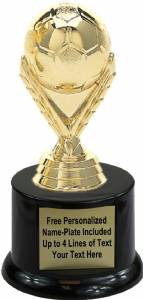 5" Soccer Ball Trophy Kit with Pedestal Base