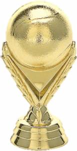 3" Tennis Ball Gold Trophy Figure