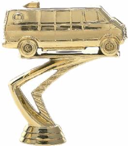 4" Van Trophy Figure Gold