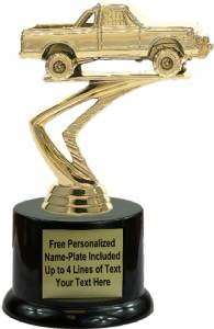 6" Pick-up Truck 4 x 4 Trophy Kit with Pedestal Base