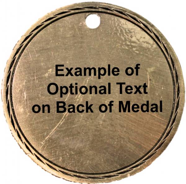 2" Hockey 3-D Award Medal #6