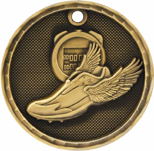 2" Track 3-D Award Medal #2