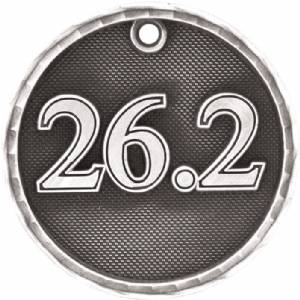 2" 26.2 Marathon 3-D Award Medal #3