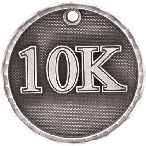 2" 10K 3-D Award Medal #3