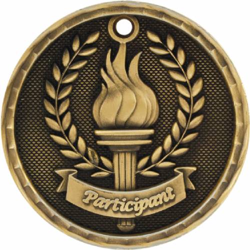 2" Participant 3-D Award Medal #2